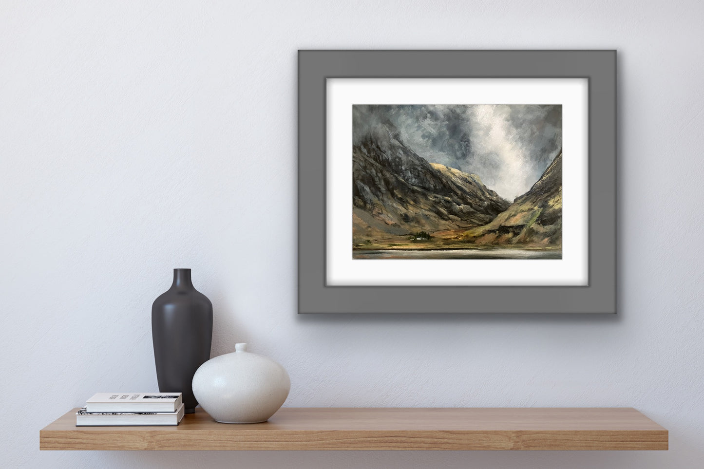 Majestic Glencoe Framed Original Oil Painting