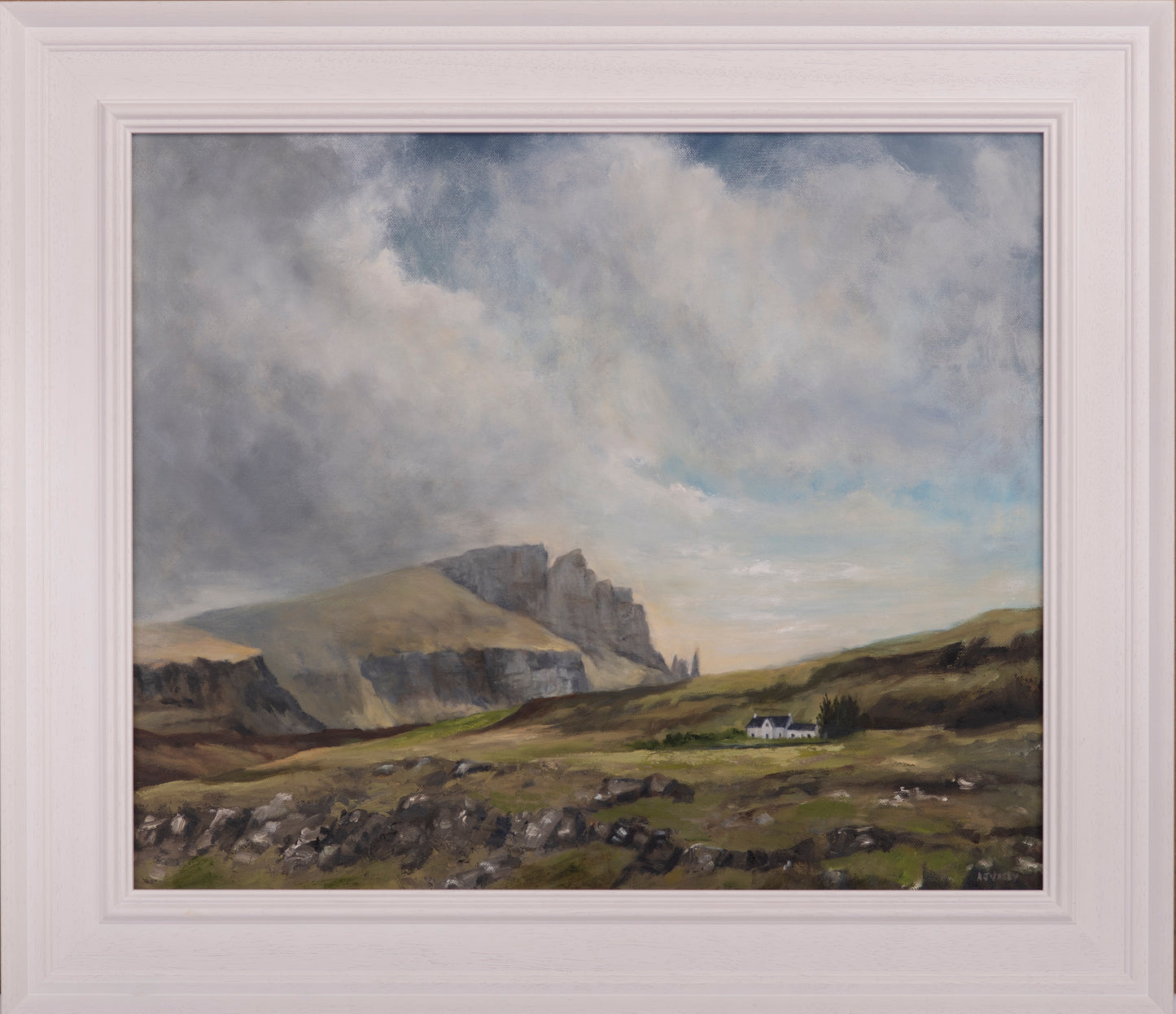 Swirling Skies over the Old Man Of Storr - Original oil painting