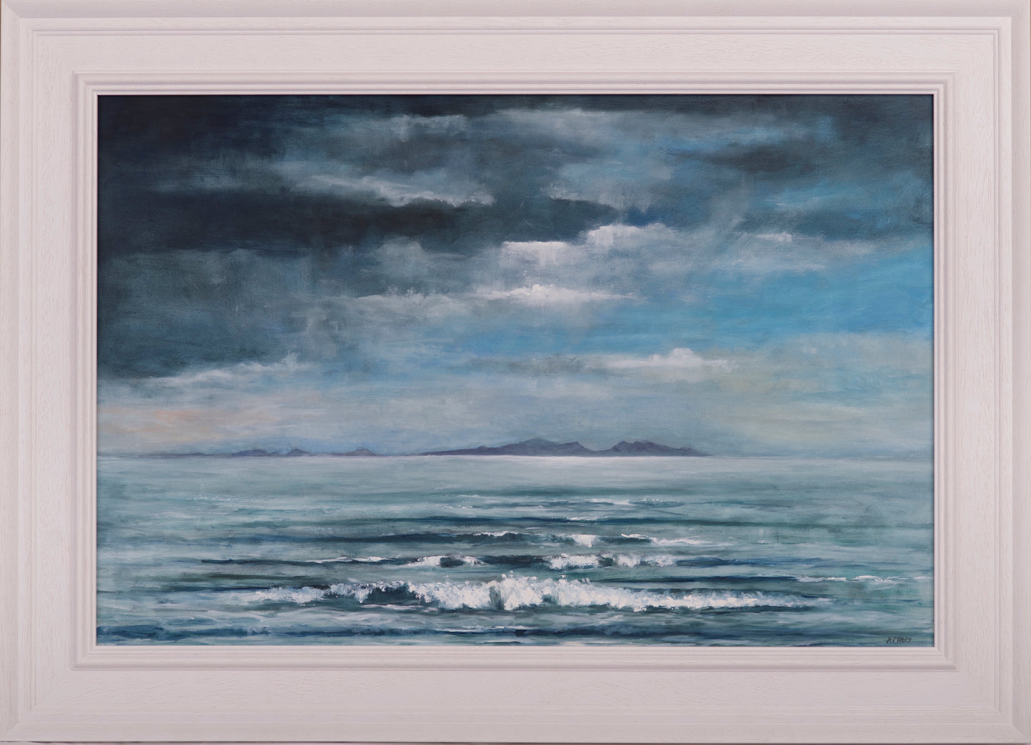 Emerging through the Haze, Outer Hebrides - Original oil painting